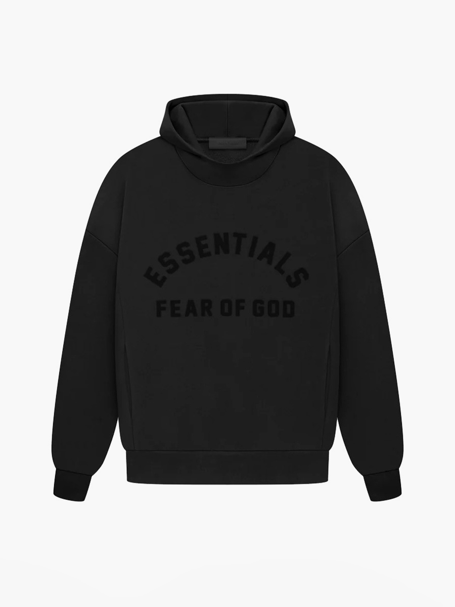 essentials 2023 black collection hoodie