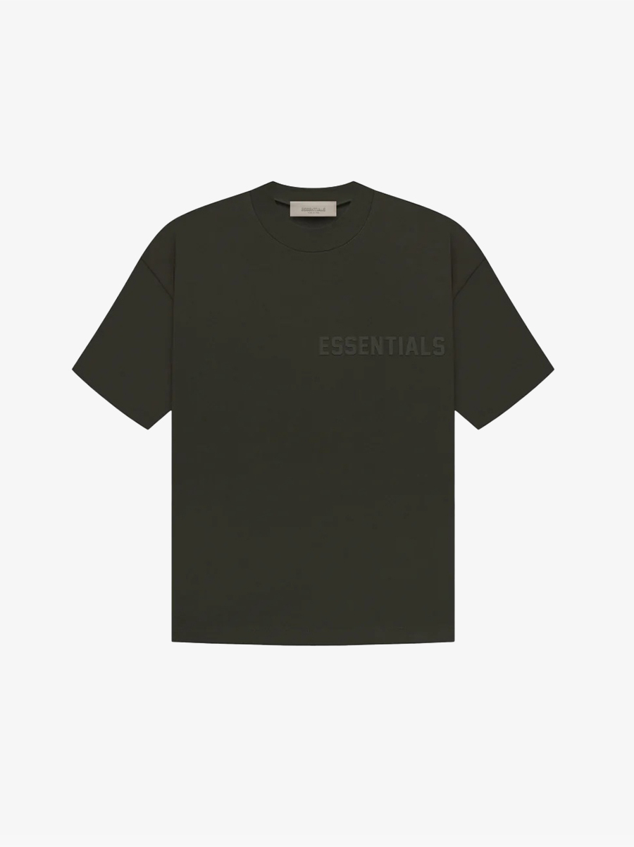 fear of god essentials ss tee offblack