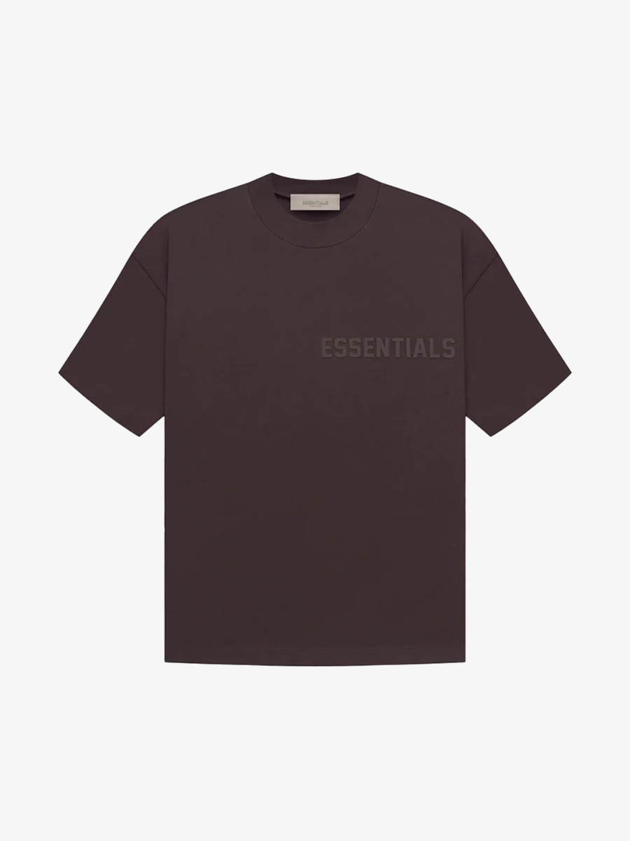 fear of god essentials ss tee plum