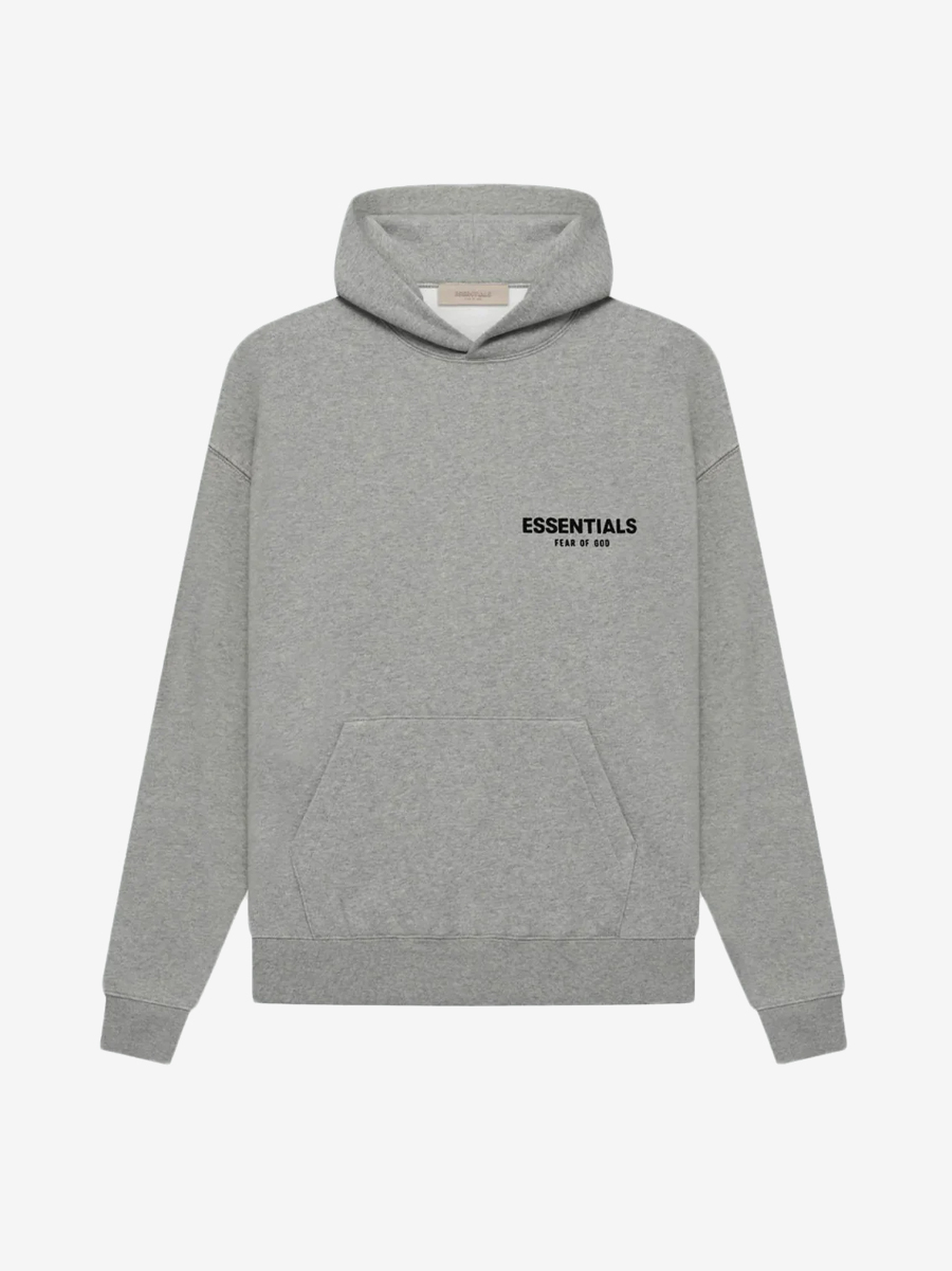 essentials hoodie dark oatmeal